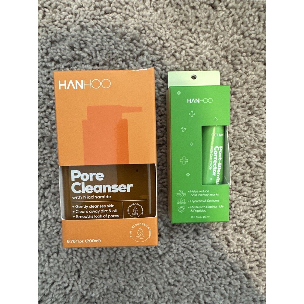 Hanhoo Pore Cleanser With Niacinamide And Hanhoo Post Blemish Corrector Bundle